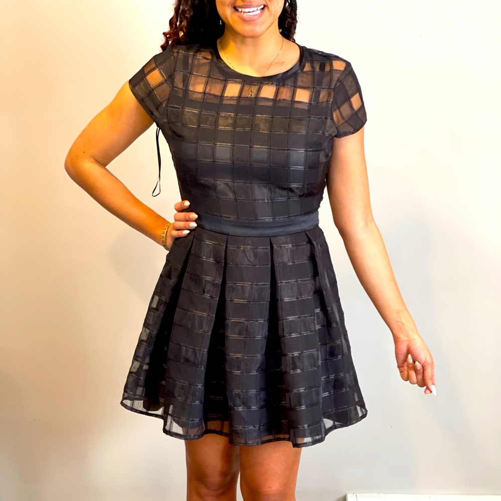 BN Romeo & Juliet Couture Black Cocktail Dress